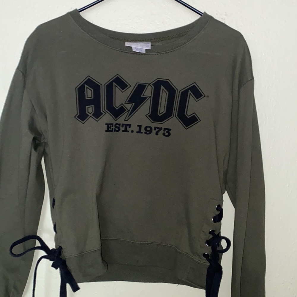 ORIGINAL Olive Green AC/DC sweater